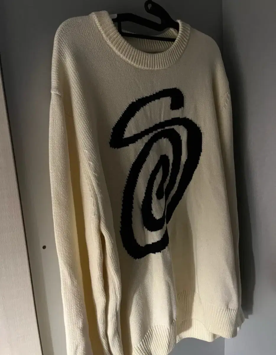 [XL] 스투시 Stussy 컬리니트 아이보리